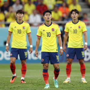 콜롬비아 축구 국가대표팀 경기 장면
