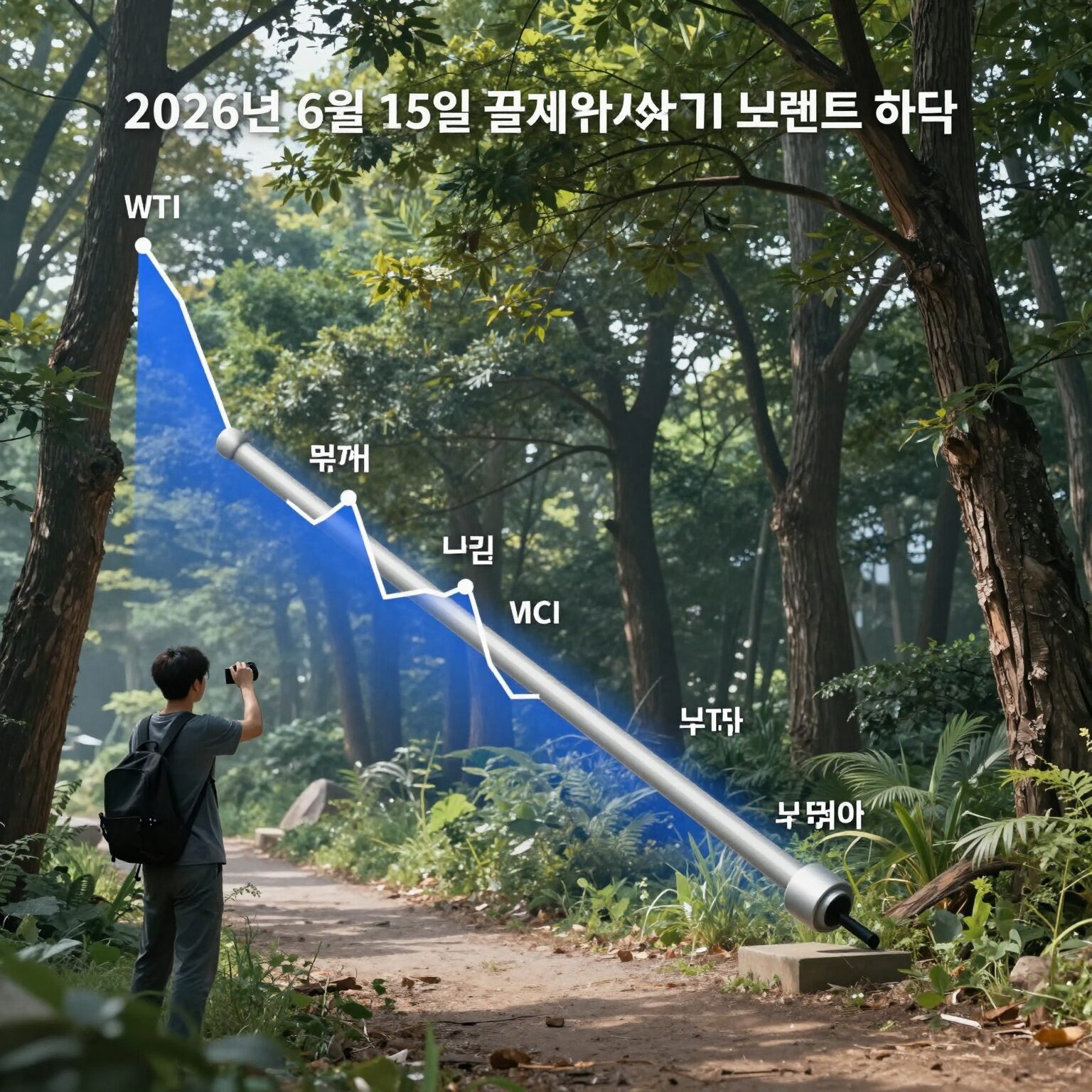 2026년 6월 15일 국제유가 실시간 차트 WTI 브렌트 하락 추이