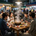 독박투어 시즌5 첫방송 오늘 밤 9시 끝까지 간다 독박투어 시즌5 스리랑카 야시장에서 현지 음식을 즐기는 독박즈 5인방의 모습