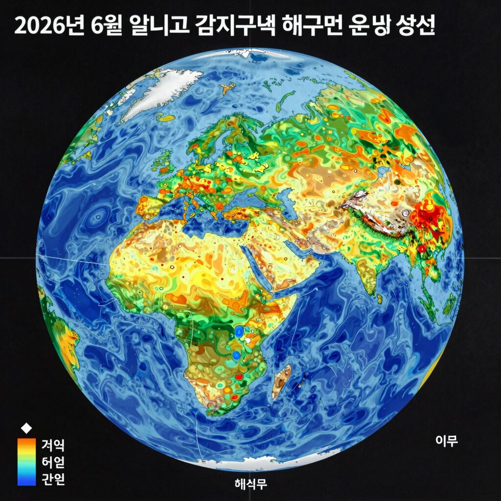 2026년 6월 엘니뇨 감시구역 해수면 온도 분포도