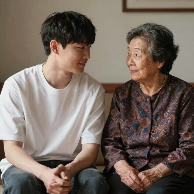 페이커와 할머니의 추억 사진