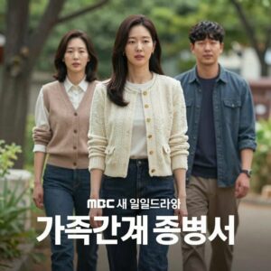 MBC 새 일일드라마 가족관계증명서 포스터 박세영 한고은 주연