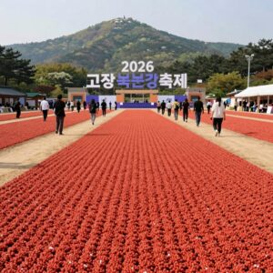 2026 고창 복분자 축제 선운산도립공원 전경