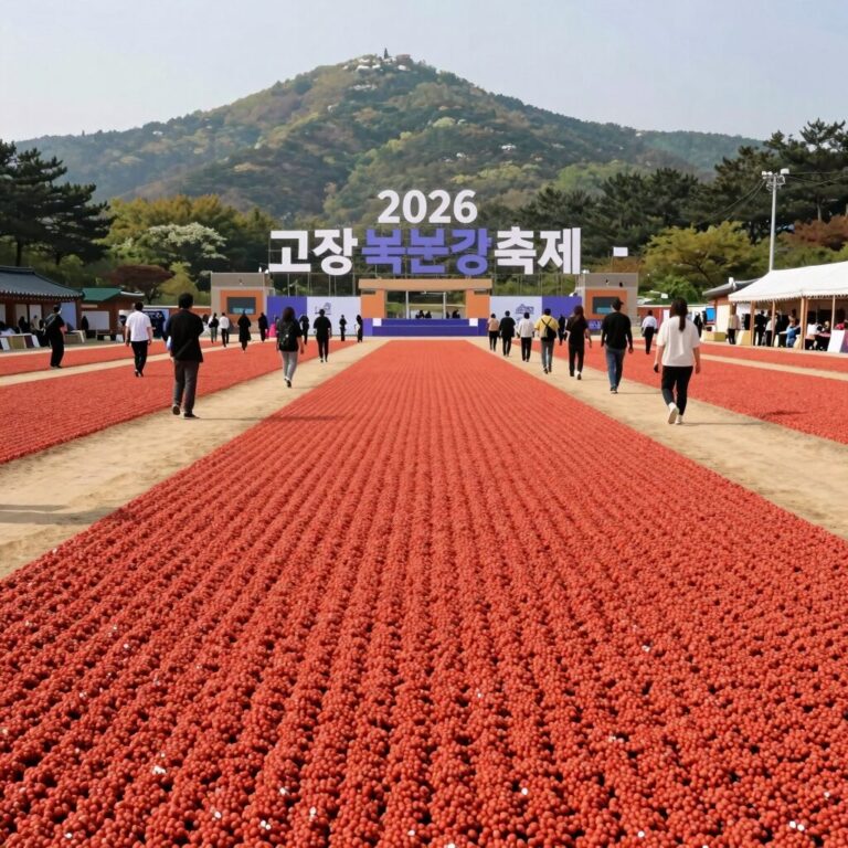 2026 고창 복분자 축제 선운산도립공원 전경