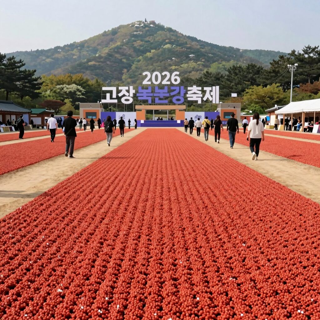 2026 고창 복분자 축제 선운산도립공원 전경