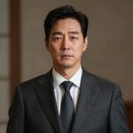 하정우 나이 48세 최근 프로필 사진, 수트 차림의 차분한 표정