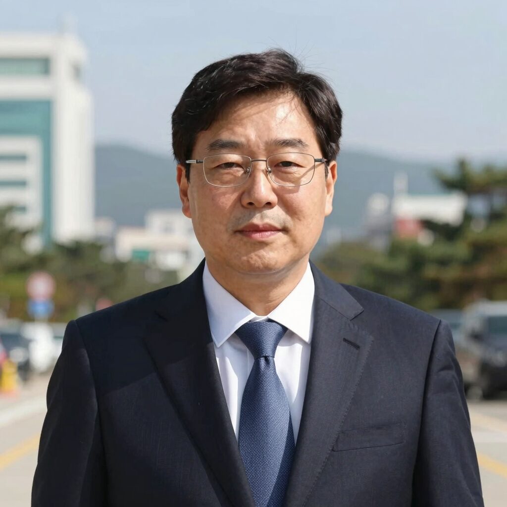 한성숙 장관 프로필 사진 정장 차림의 근접 촬영