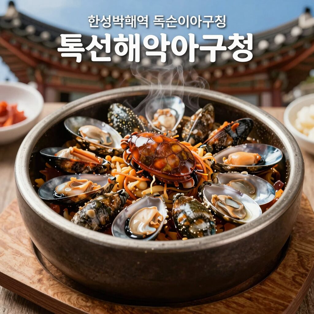 한성백제역 똑순이아구찜 특선해물아구찜 비주얼