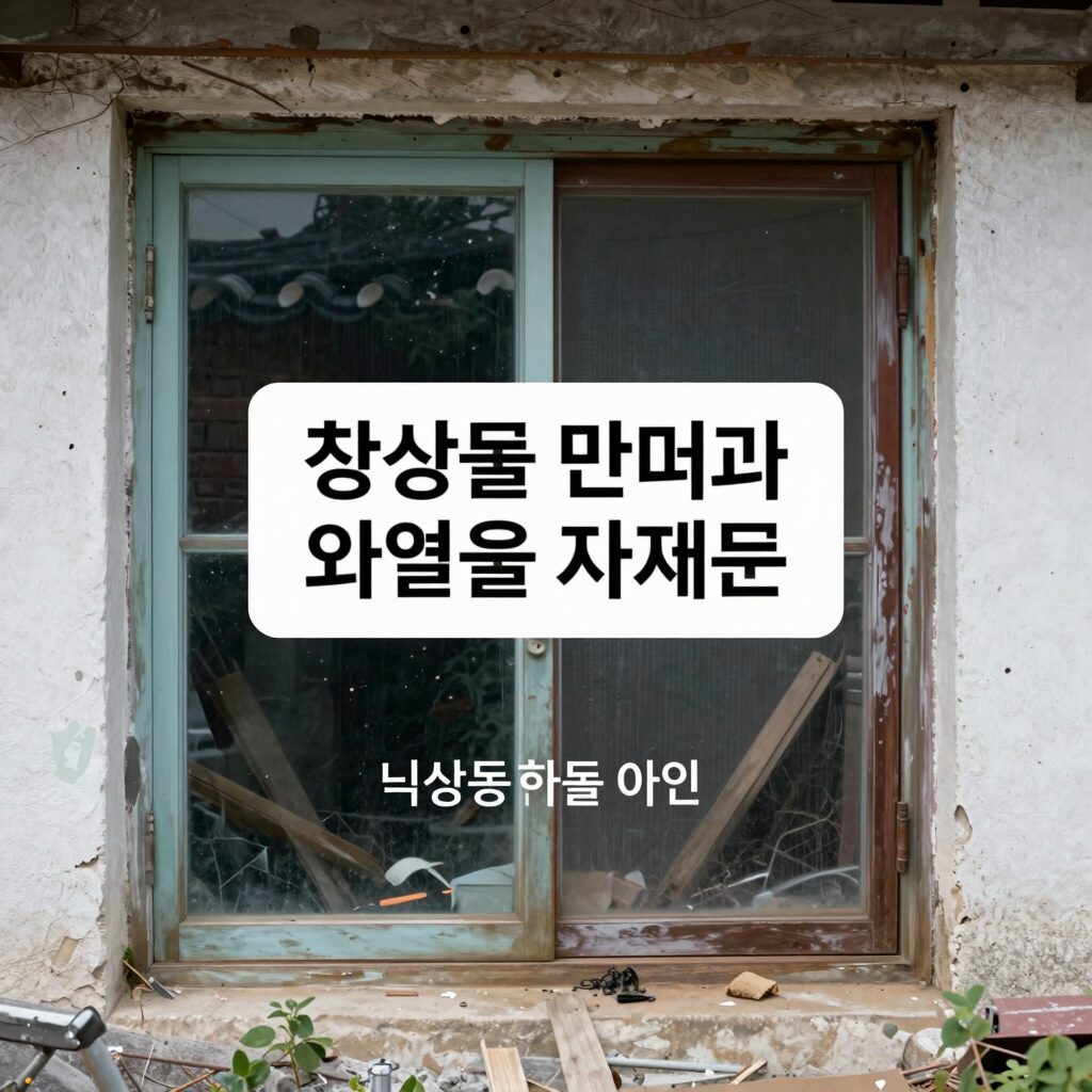 익산 부송동 화재 현장에서 창문을 닫고 외출을 자제하는 안전 수칙 안내 이미지