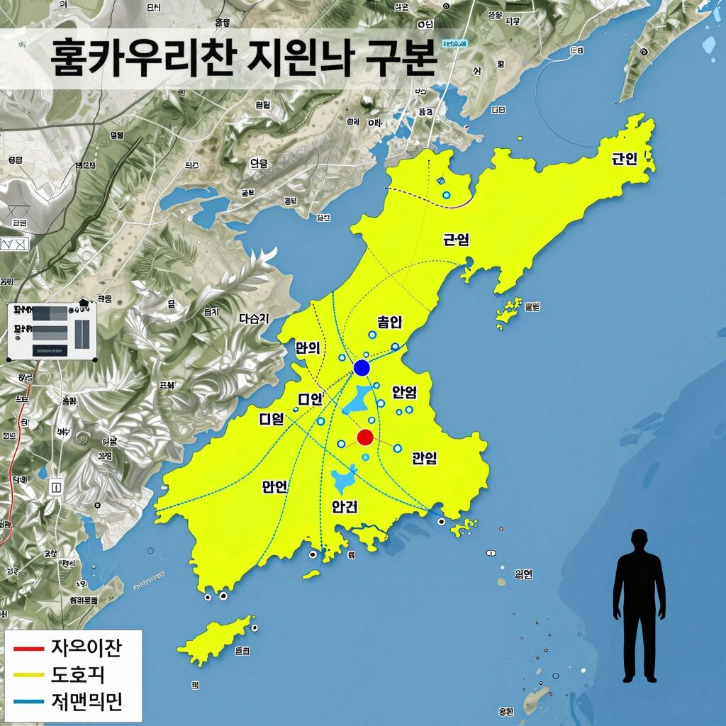 아오모리현 지진 위치와 안전지역 지도로 홋카이도와 도호쿠 지역 구분
