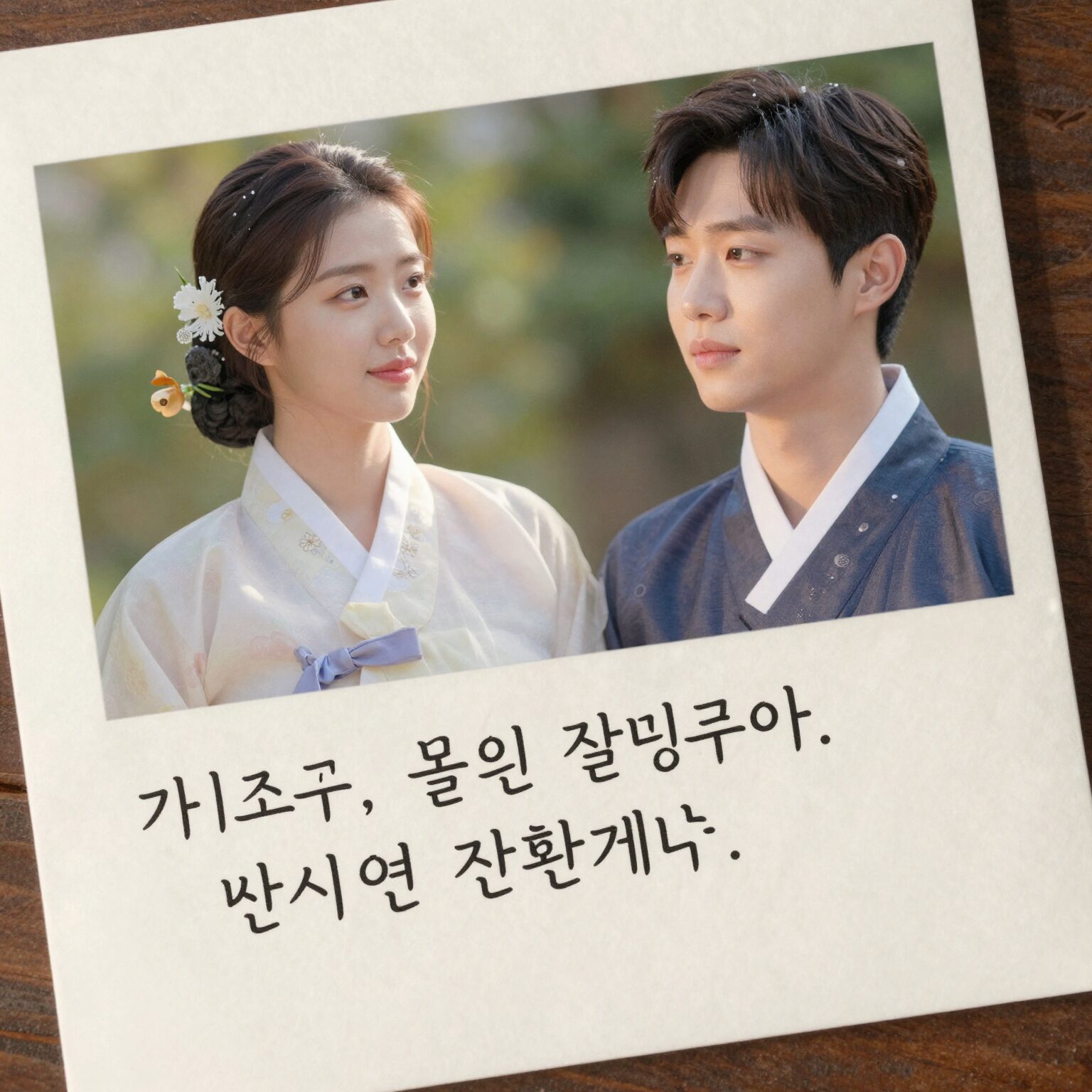 가수 진주가 결혼 소식을 전하며 올린 손편지와 사진