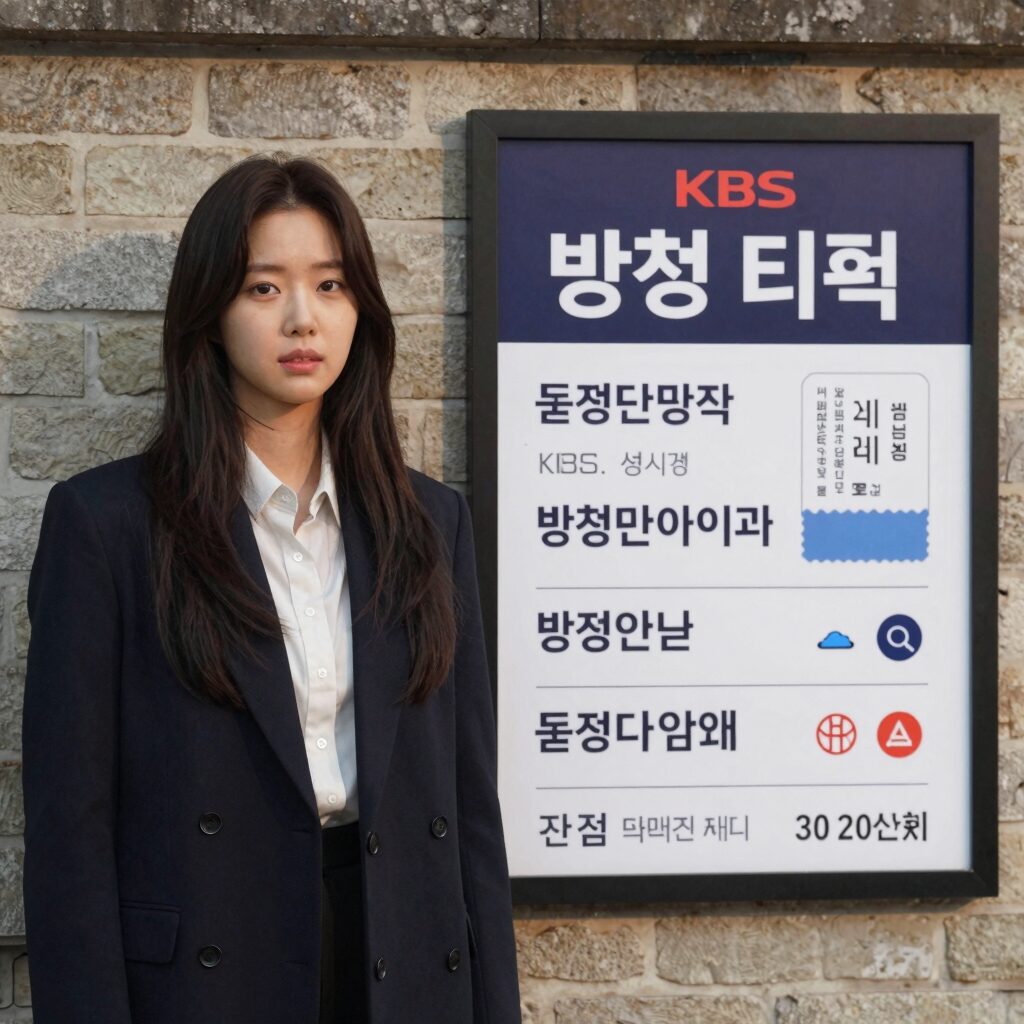 KBS 성시경 고막남친 방청 티켓과 입장 안내판
