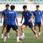 한국 축구 대표팀 월드컵 일정 중계 총정리 2026년 한국 축구 국가대표팀 훈련 모습