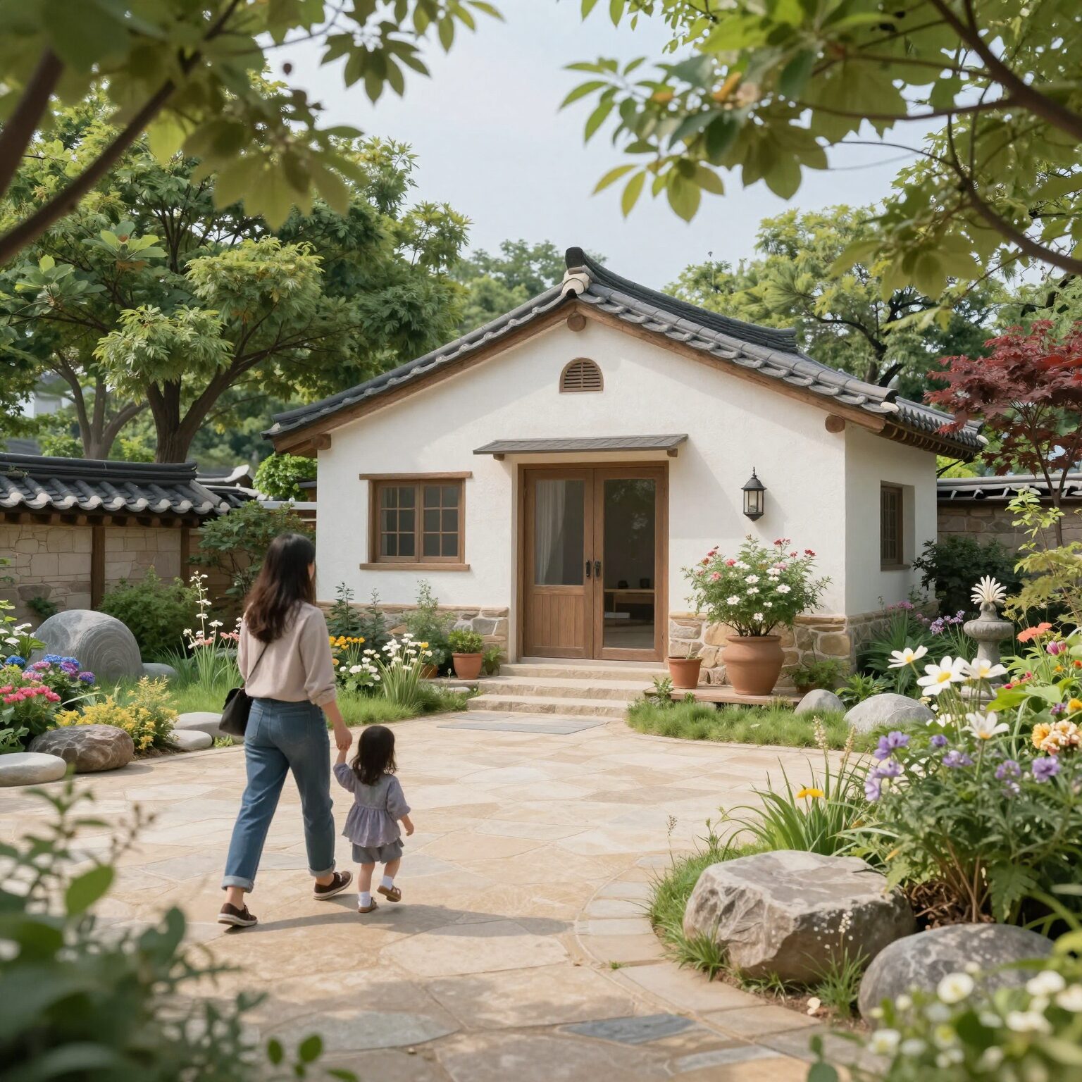 이영자 용인 세컨하우스 유미하우스 정원