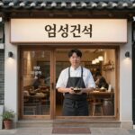 임성근 셰프 식당 외관과 간판 사진