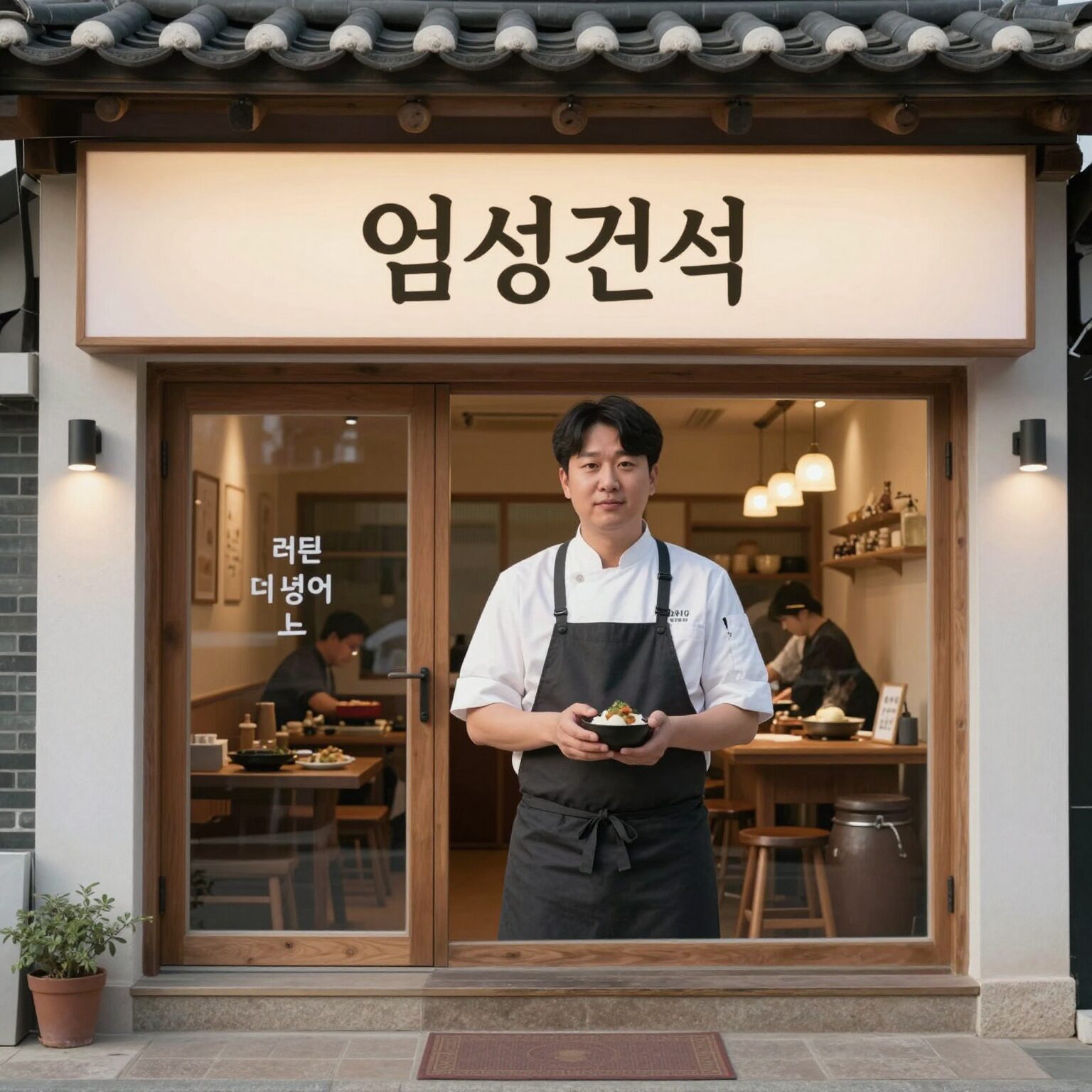 임성근 셰프 식당 외관과 간판 사진