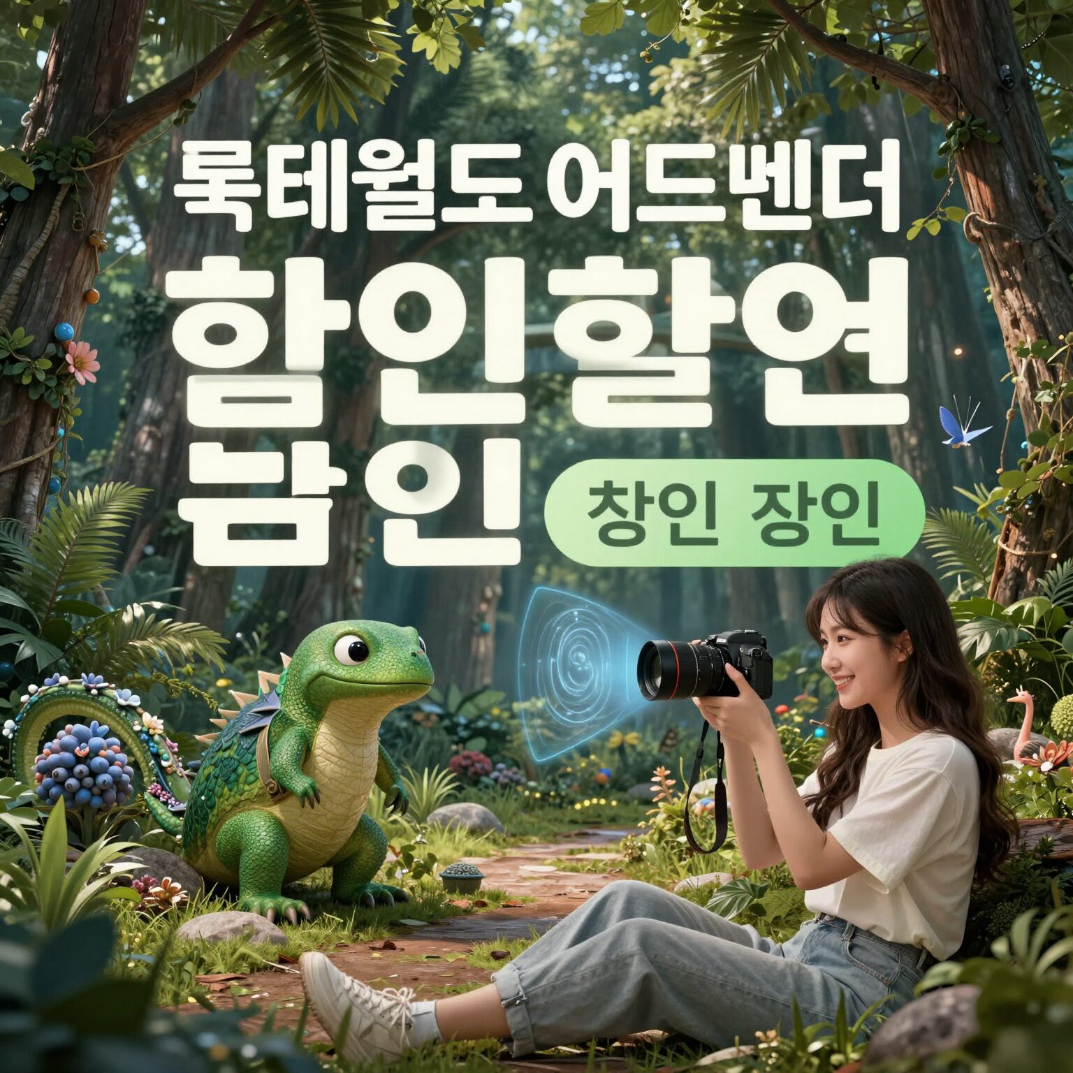 롯데월드 어드벤처 2026년 7월 할인 프로모션 포스터 배너