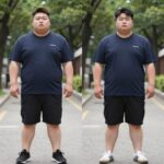 빅사이즈 남성 쿨토시와 일반 사이즈 비교 사진