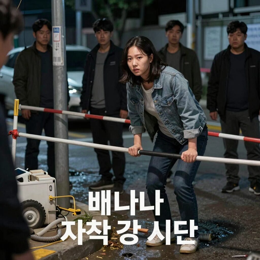 배우 나나 자택 강도 사건 현장 인근 모습