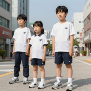 뉴발란스 키즈 래쉬가드 제품 이미지
