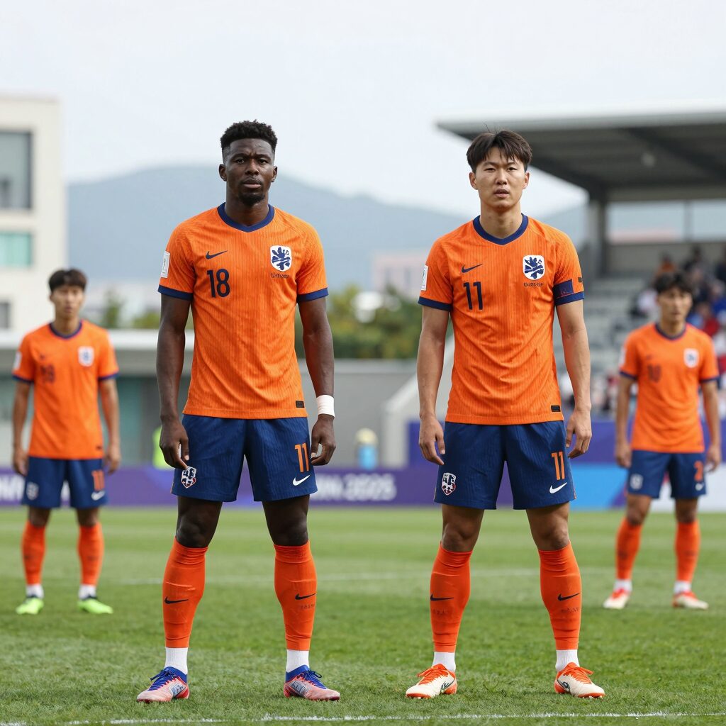 노르웨이 프랑스 2026 월드컵 경기에서 음바페와 홀란드의 맞대결 장면