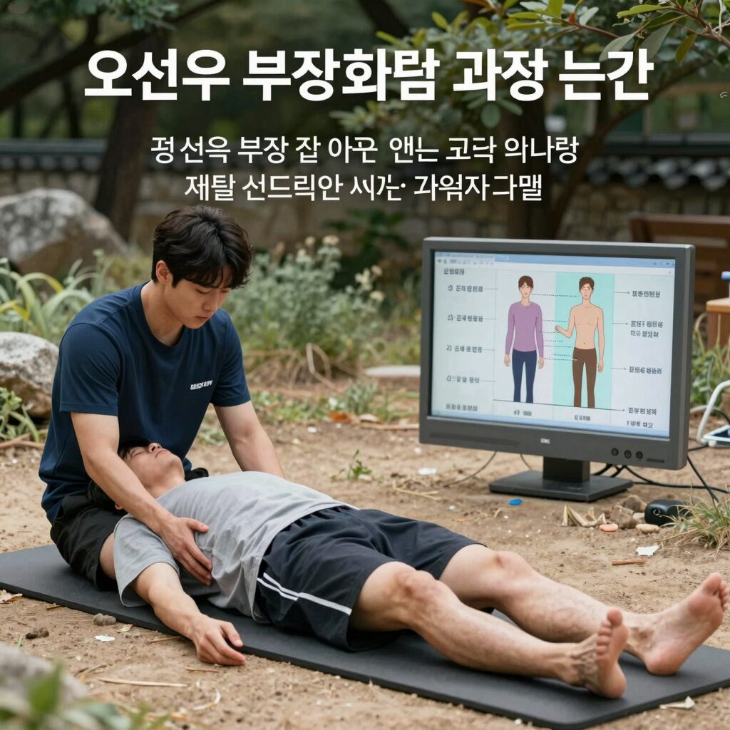 오선우 부상 회복 과정 분석 그래프와 재활 장면