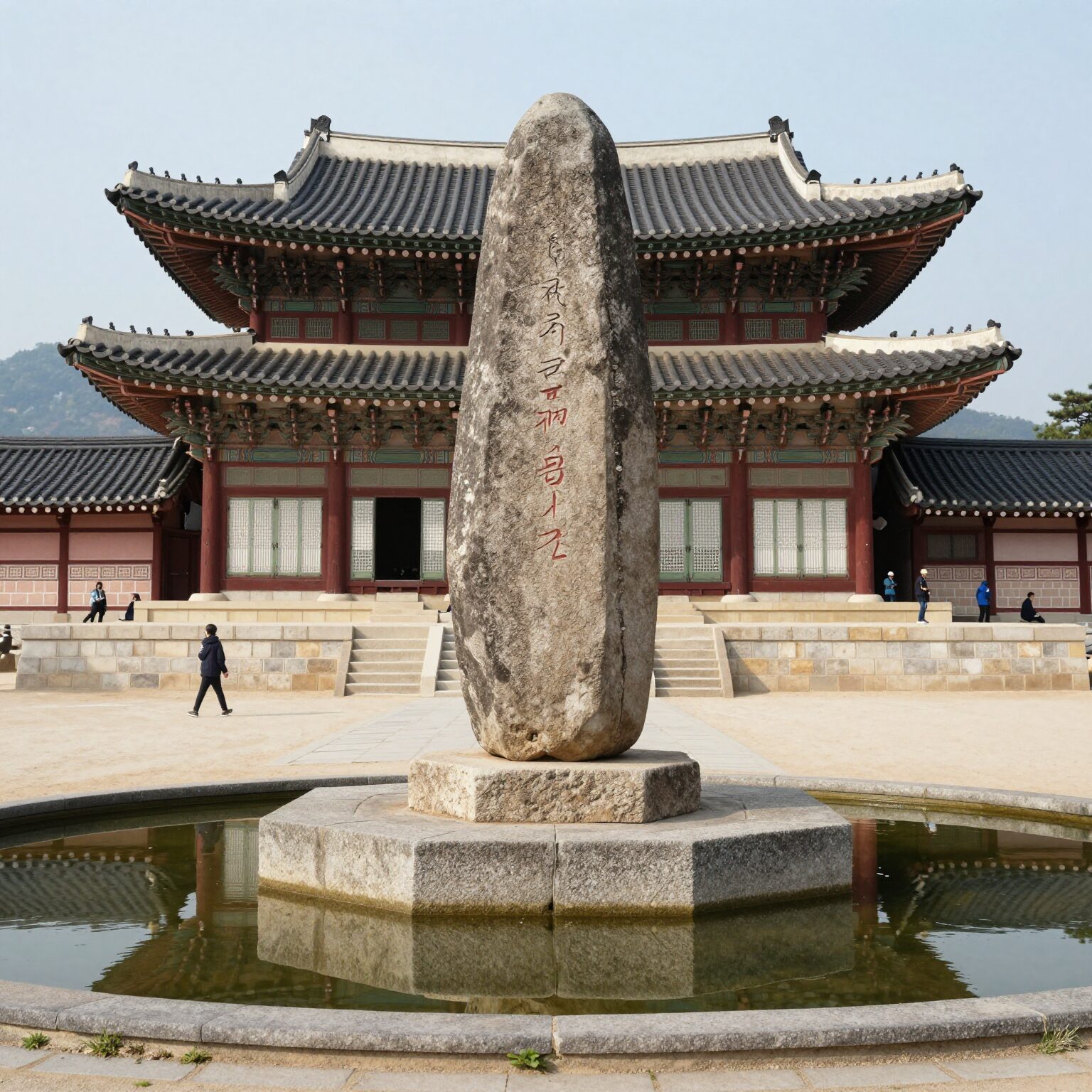 해외같은 국내여행지 베스트10 대표 이미지. 하동 삼성궁의 돌탑과 연못이 어우러진 이국적인 풍경