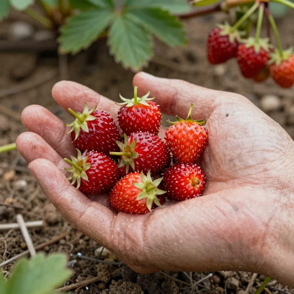 산딸기 곰팡이 발생한 모습과 세척 방법
