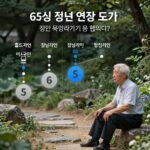 정년연장 65세 시행 시기 65세 정년 연장 도입 시기 타임라인 그래프