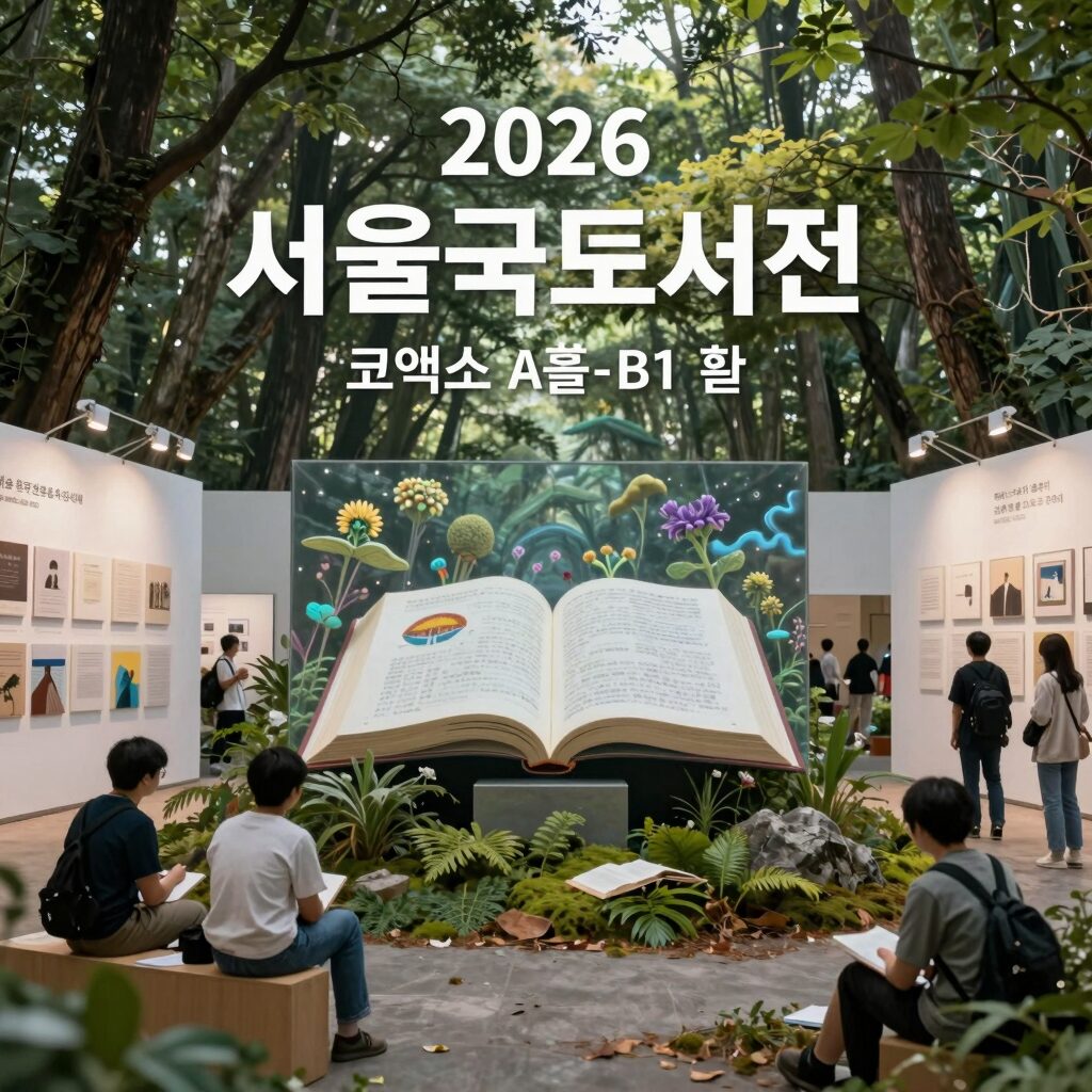2026 서울국제도서전 공식 포스터, 코엑스 A홀 B1홀에서 열리는 책 축제