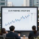 매도 사이드카 발동시간과 투자 대응법 코스피 급락 차트와 매도 사이드카 발동 안내 화면