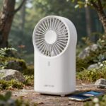 BLDC 스마트폰 연동 선풍기 추천 스마트폰 앱 연동 블루투스 선풍기 르젠 LZEF-DC290 릴리화이트 디자인