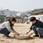 사슴벌레 사육통 발효톱밥 놀이목 세팅 예시