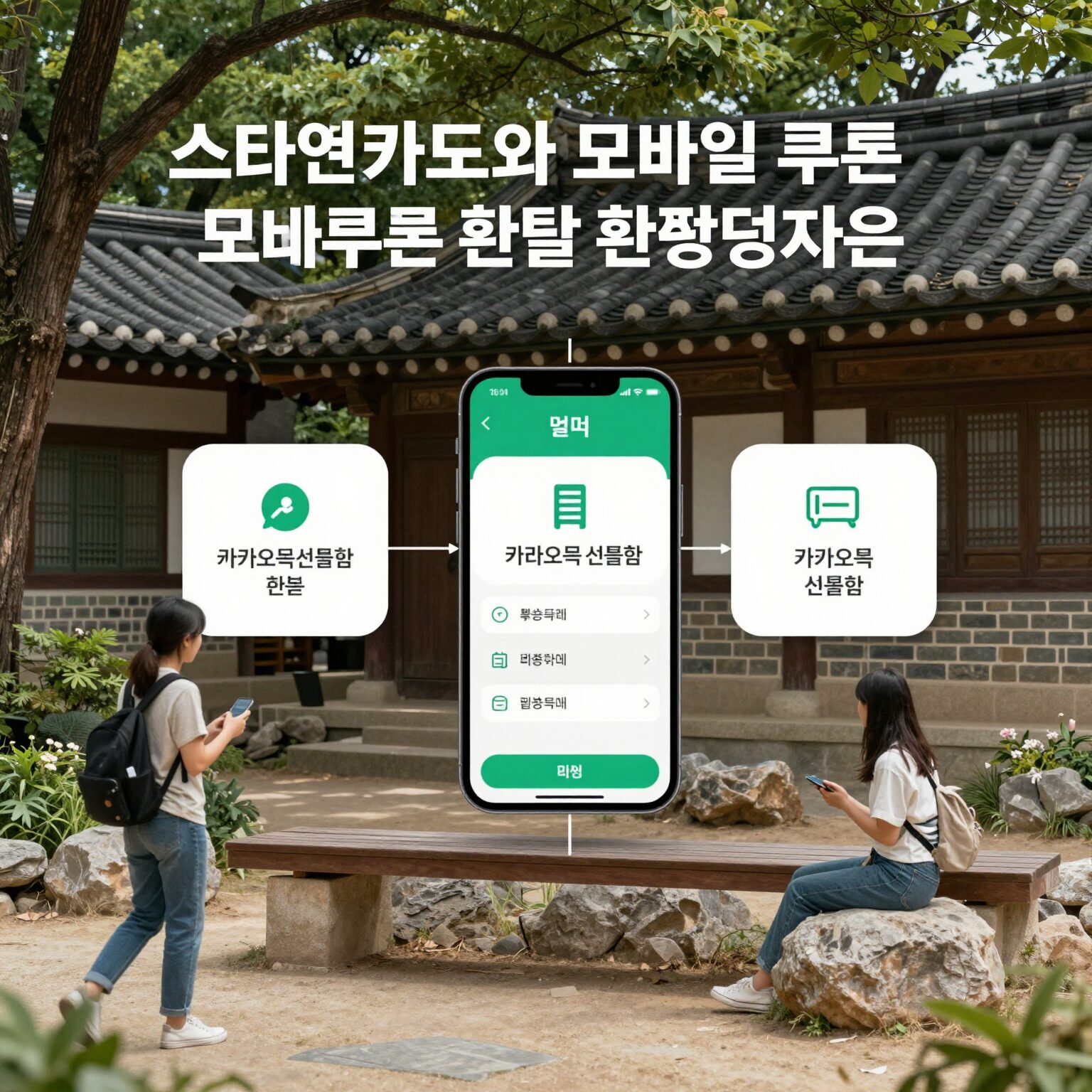 스타벅스 카드와 모바일 쿠폰 환불 절차 흐름도: 실물 카드 매장 방문, 앱 환불, 카카오톡 선물함 환불 순서