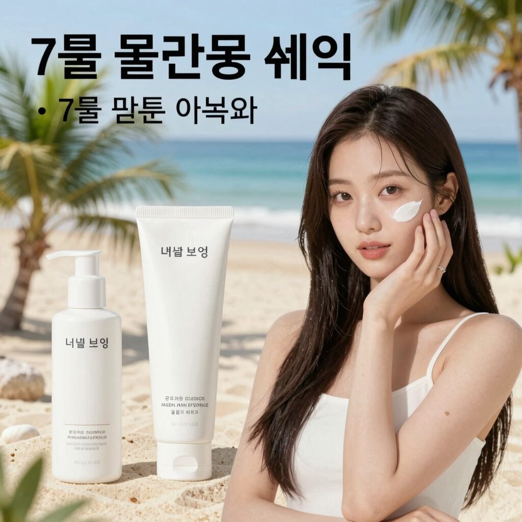 7월 올리브영 세일에서 만나는 여름 필수 뷰티 제품들