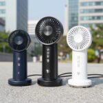 손 선풍기 3종 비교 사진 냉각패드 핸즈프리 클립형