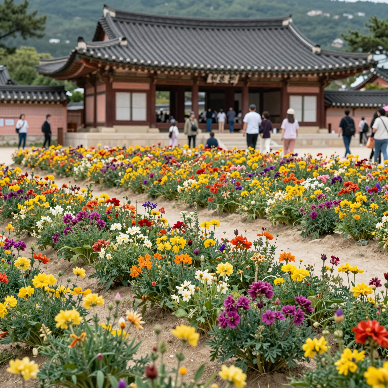 2026년 부산 태종사 수국축제의 예쁜 수국과 사찰 풍경