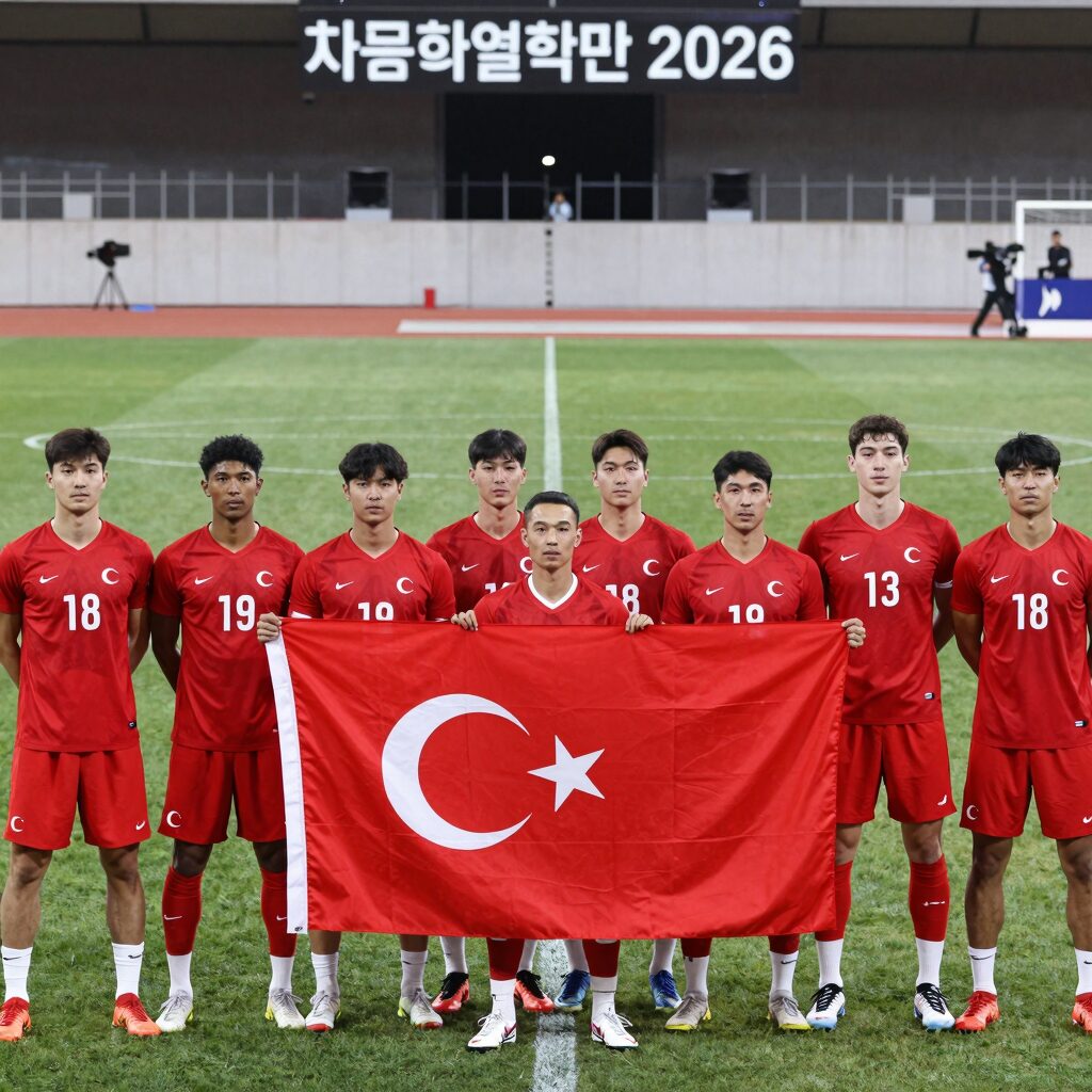 튀르키예 2026 월드컵 대표팀 단체 사진