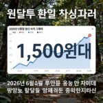 원달러 환율 실시간 차트 그래프 2026년 6월 현재 1,500원대 흐름을 보여주는 인베스팅닷컴 차트 캡처