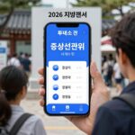 투표소 확인 내일 당황하지 않기 2026 지방선거 내 투표소 찾기 중앙선관위 화면