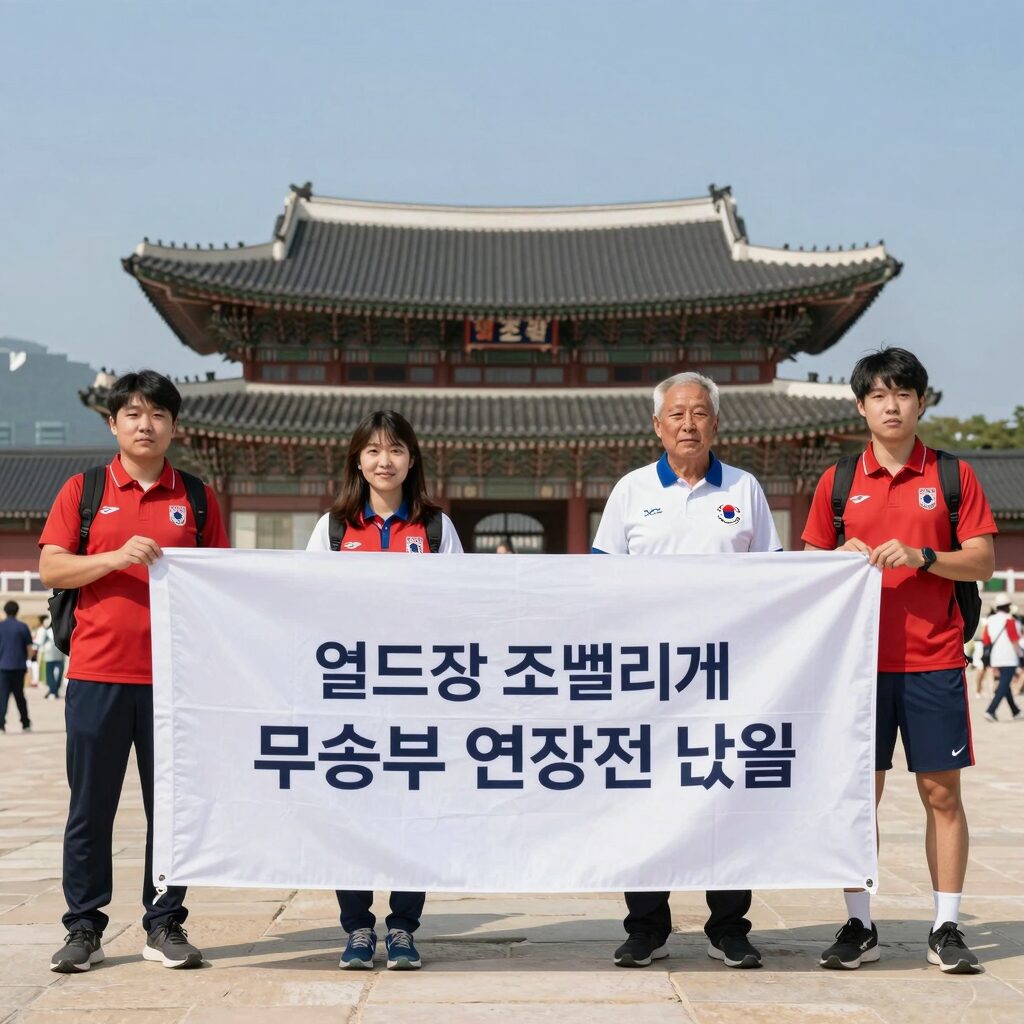 월드컵 조별리그 무승부 연장전 없음 설명 표