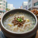우뭇가사리 효능 여름철 건강 우뭇가사리 효능을 살린 시원한 우무묵 냉국과 콩국수 사진