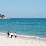 세기알 해변 제주 스노쿨링 명소 숙소 추천 세기알 해변 에메랄드빛 바다와 하얀 모래 해변 풍경