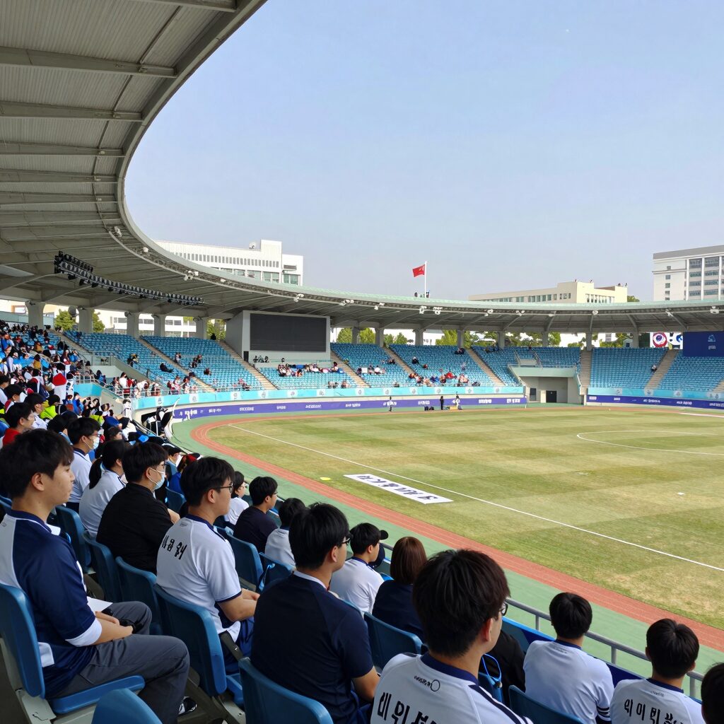 2026 대통령배 전국고교야구대회 경기장과 관중들의 모습