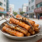 여름 제철 고구마줄기조림 여름 밥도둑 고구마줄기조림 고등어와 함께 완성된 모습