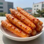 고구마줄기김치 담그기 아삭한 여름 김치 아삭한 고구마줄기김치를 그릇에 담은 모습. 여름 별미로 손질된 고구마 줄기와 양념이 잘 버무려져 있다.