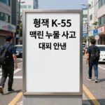 평택 K-55 백린 누출 사고 대피 안내