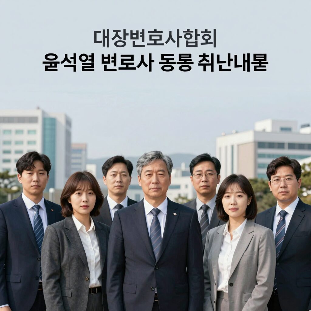 대한변호사협회 윤석열 변호사 등록 취소 안내문
