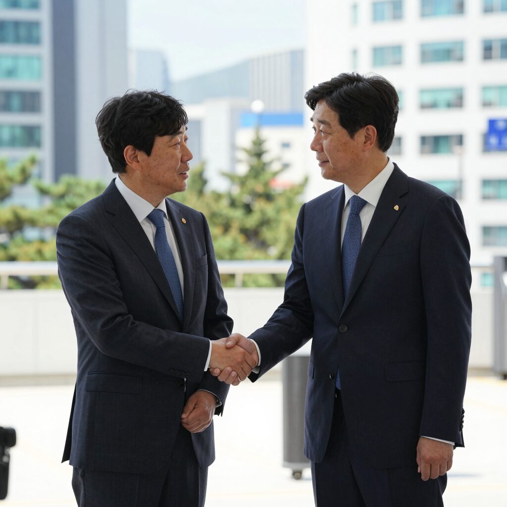 김용범 정책실장이 정책 브리핑을 진행하는 모습