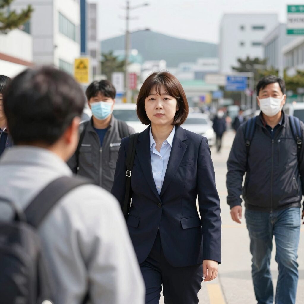 김지숙 춘천시의원이 지구대에서 소란을 피운 사건 관련 뉴스 이미지